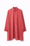 Elegant Draped Satin Shirt - 3