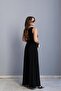 Buketli̇ Women's One-Shoulder Drawstring Waist Draped Pocketed Stylish Sandy Fabric Jumpsuit - 6