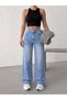 Stone Washed Front and Back Processed Straight Jeans - 2