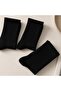 Economical Pack of 8 Black and White Cotton Unisex Tennis Socks Set - 2