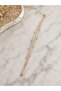 Zircon Stone Multiple Thin Chain Women's Bracelet - Does Not Tarnish - Minimalist Everyday Jewelry - 3