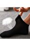 5-Piece Men's Bamboo Comfortable Anti-Sweat Anti-Odor Breathable Booties Socks Black - 3