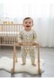 Baby Girl Seasonal Set Patterned Collar with Scalloped Edge Long Sleeve Cotton - 2