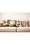 Bohemian Geometric Digital Printed Throw Pillow Cover Set of 4 Modern Decorative Pillow Covers (Double Sided) - 6
