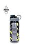 750ML Water Bottle Military colour Multicolour Grey/Black/Yellow