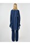 Cotton Linen Tunic Dark Navy Blue - 5