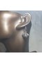 Silver Color Necklace and Earring Set with Bee Figure - 3