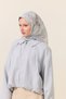 Flora Cotton Viscose Scarf - Blue