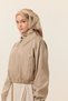 Flora Cotton Viscose Scarf - Sand