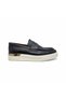 Black Alcoholic Leather Loafer - 6