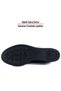 Matiz Black Patent Leather Perforated Genuine Calfskin Round Toe Wedge Heeled Casual Shoes - 6