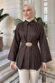 Shirt with Metal Accessories Y0142 - A. Kahve
