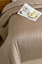 غطاء سرير فردي من فيونا باللون البيج - 6