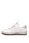 26Y374 Women's Genuine Leather Classic Sneaker Silver - 3