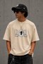 Lol Text Printed Unisex Oversize T-Shirt – Cotton Crew Neck Casual T-Shirt