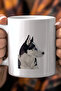 Siberian Husky Patterned 330ml Printed White Ceramic Mug Cup - 4