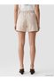 Vizyon New Season Elastic Waist Women's Jean Shorts - 4