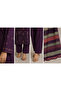 Deep Plum Embroidered– 3PC Set - 5