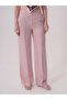 Linen Trousers with Pile Detail - 3