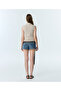 Asymmetric Tie-Up Tulle T-Shirt - 7