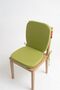 Backrest Chair Cushion Oval Lace-Up Kitchen Garden Balcony Cushion Green