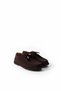 Thalas Bitter Brown Suede Lace Detailed Women's Ballerinas - 2