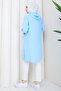 Women's Side Button Detailed Zipper Closure Cap - 6