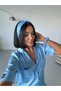 Women's High Quality Satin Shorts Pajama Set - 5