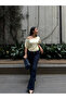 Women's Butter Yellow Boat Neck Casual Blouse - 3