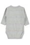 Biorganik Double-Breasted Snap Fastener Badi - Gray - 3