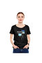 Unisex Printed Design T-Shirt (Happy Planet)| For Couple | Round Neck Regular Fit T-shirt - 2