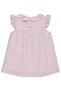 Embroidered Dress with Ruffles on Collar and Sleeves for 6-18 Months - Pink - 2