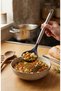 Silicone Serving Ladle 34 cm Heat Resistant Ladle with Steel Handle