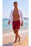 Çapa Detail Men's Swim Shorts Quick Drying Zippered Double Pockets - Tieable Waistband - 2
