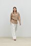 Mink Modal Blend Striped Women's Shirt - 3