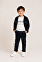 Boy's Black Denim Outfit with White T-Shirt and Jeans