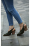 Veroni̇ka Genuine Suede Leather Western Sandals - 8