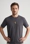 100% Cotton Compact Combed Single Jersey Kapipara Embroidered Trend Fit Tok Fabric Men's T-Shirt Relaxed Cut Antra - 4