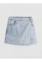 Trendlucky Girls' Jean Shorts Skirt with Stones in Difference Colors - 2