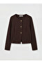 Nevavm Women's Jacket with Oval Collar and Difference in Color - 4