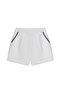 Contrast Embroidered Linen Shorts - 3