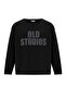 Overized Sweatshirt with Stitching Detail