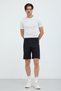 Black Men's Premium Slim Shorts - 7
