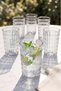Acrylic Allegra Transparent 18 Piece Water Soft Drink Coffee Side Glass 400 Ml- 450 Ml- 750 ml (Not Glass) - 2