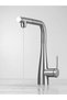 Eridan Purification Compatible Brushed Steel Spiral Kitchen Faucet - 3