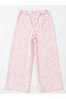 Candy Patterned Trousers Cream Color T-Shirt Double Set - 4