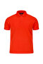 Pomegranate Flower Regular Fit Non-Curling Polo Collar 100% Cotton T-Shirt - 2