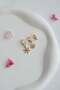 3-Piece Earring Set Minimal Hoop Earring Set with Snowflake and Evil Eye Detail - 3