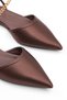 Satin Women's Ballerina Shoes - 4