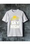 Ufo Sari Printed Oversize T-Shirt